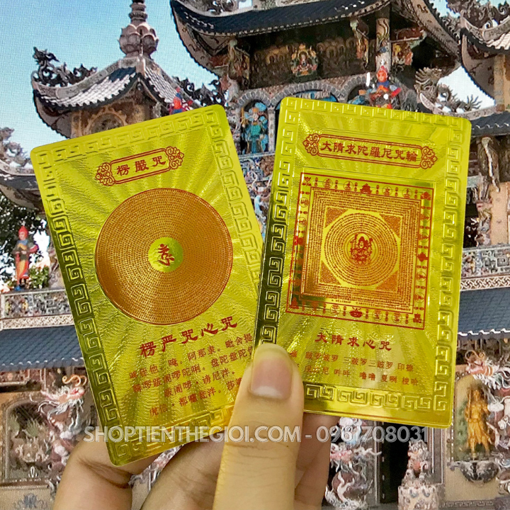 Thẻ Kim Bài Thần Chú Lăng Nghiêm